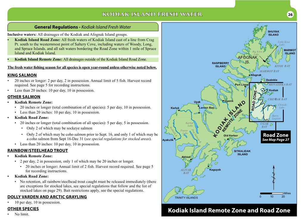 Kodiak Island Fresh Waters