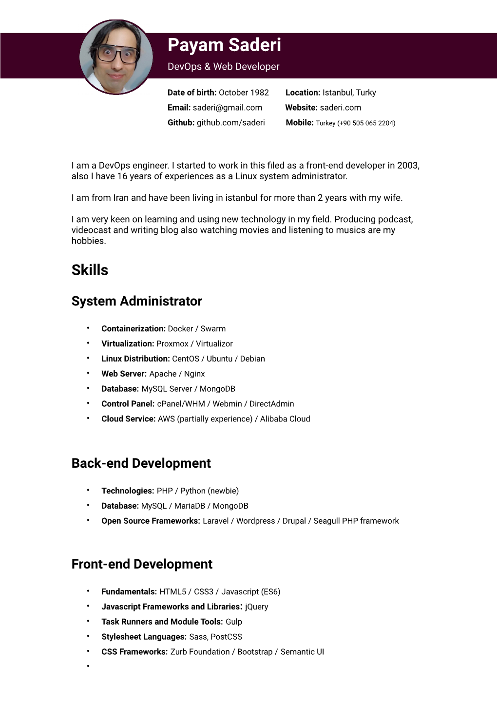 Download My Cv