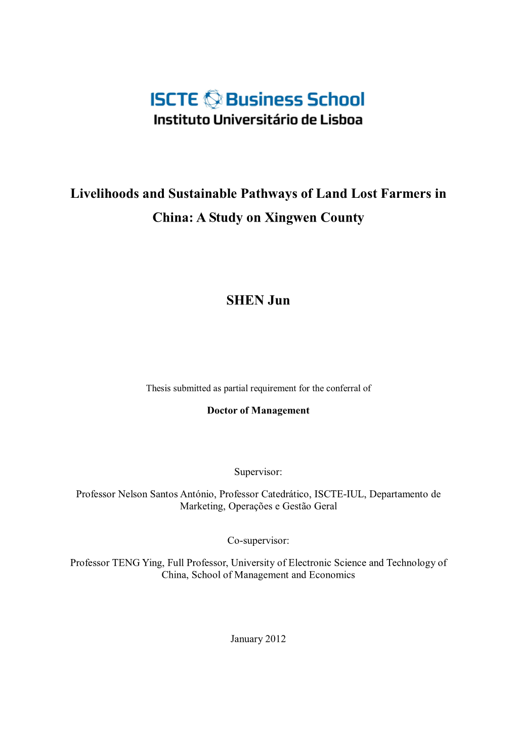 Livelihoods and Sustainable Pathways of Land Lost Farmers in China: a Study on Xingwen County