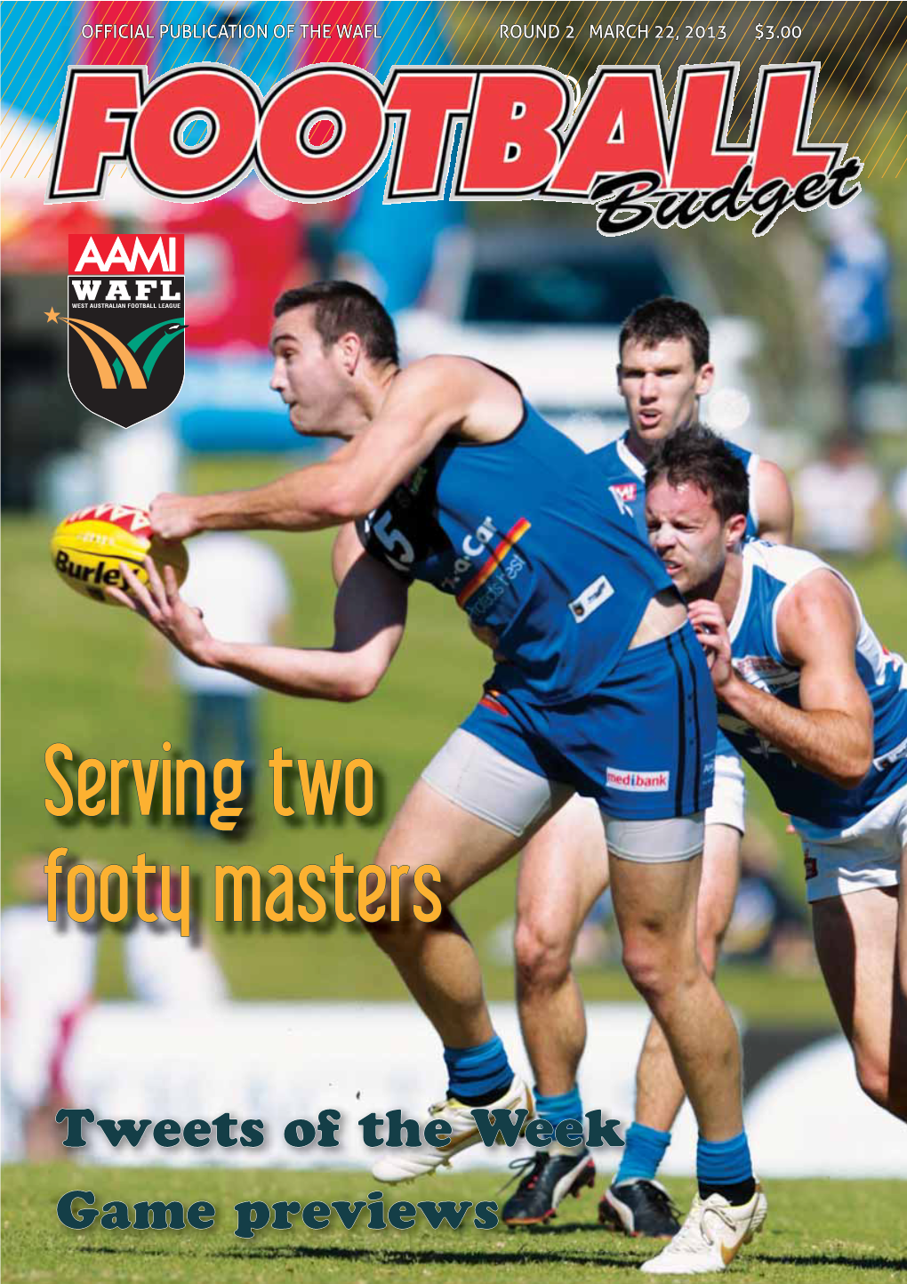 Serving Two Footy Masters 8 Entertainment 14-15 Subiaco Team Poster 24 Collectables
