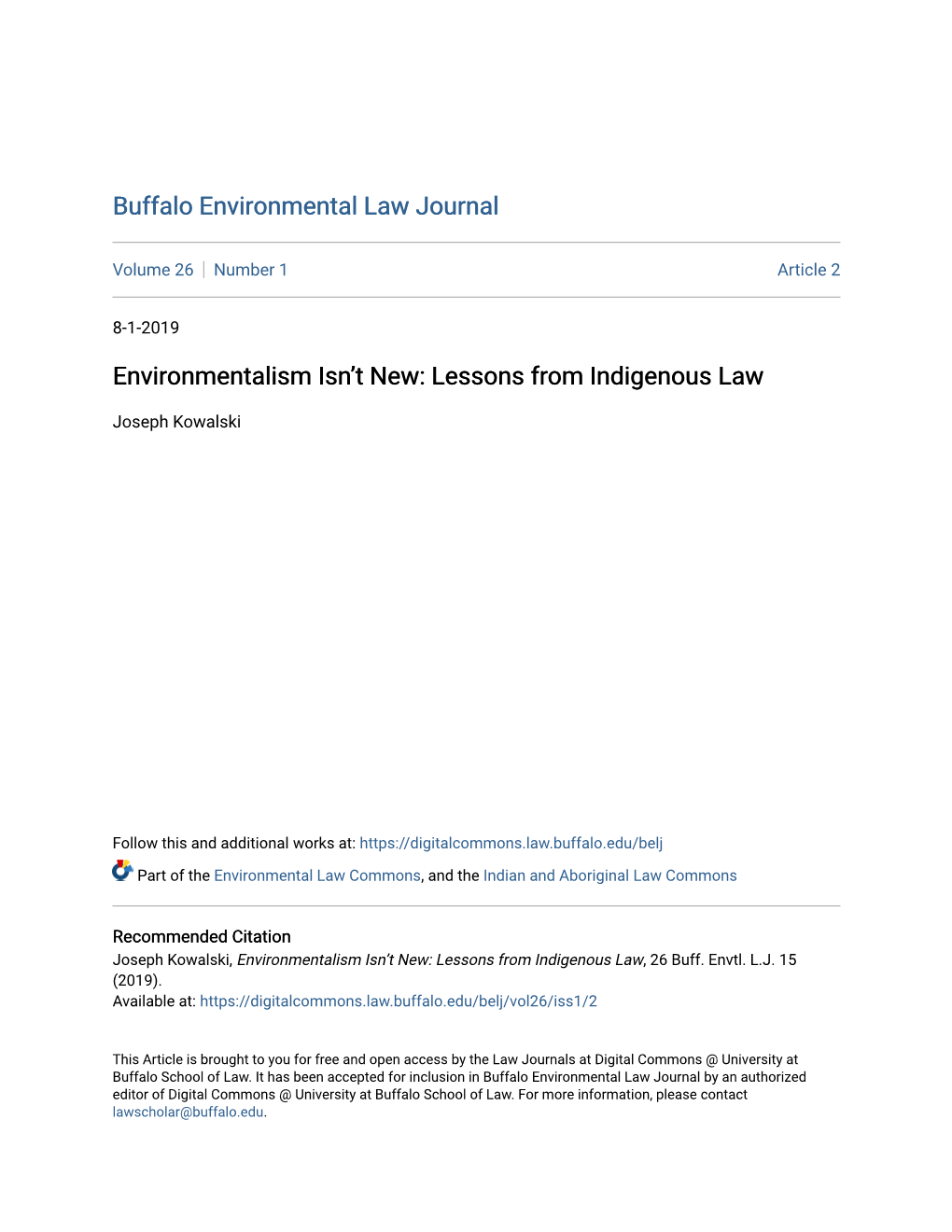 Environmentalism Isn't New: Lessons from Indigenous