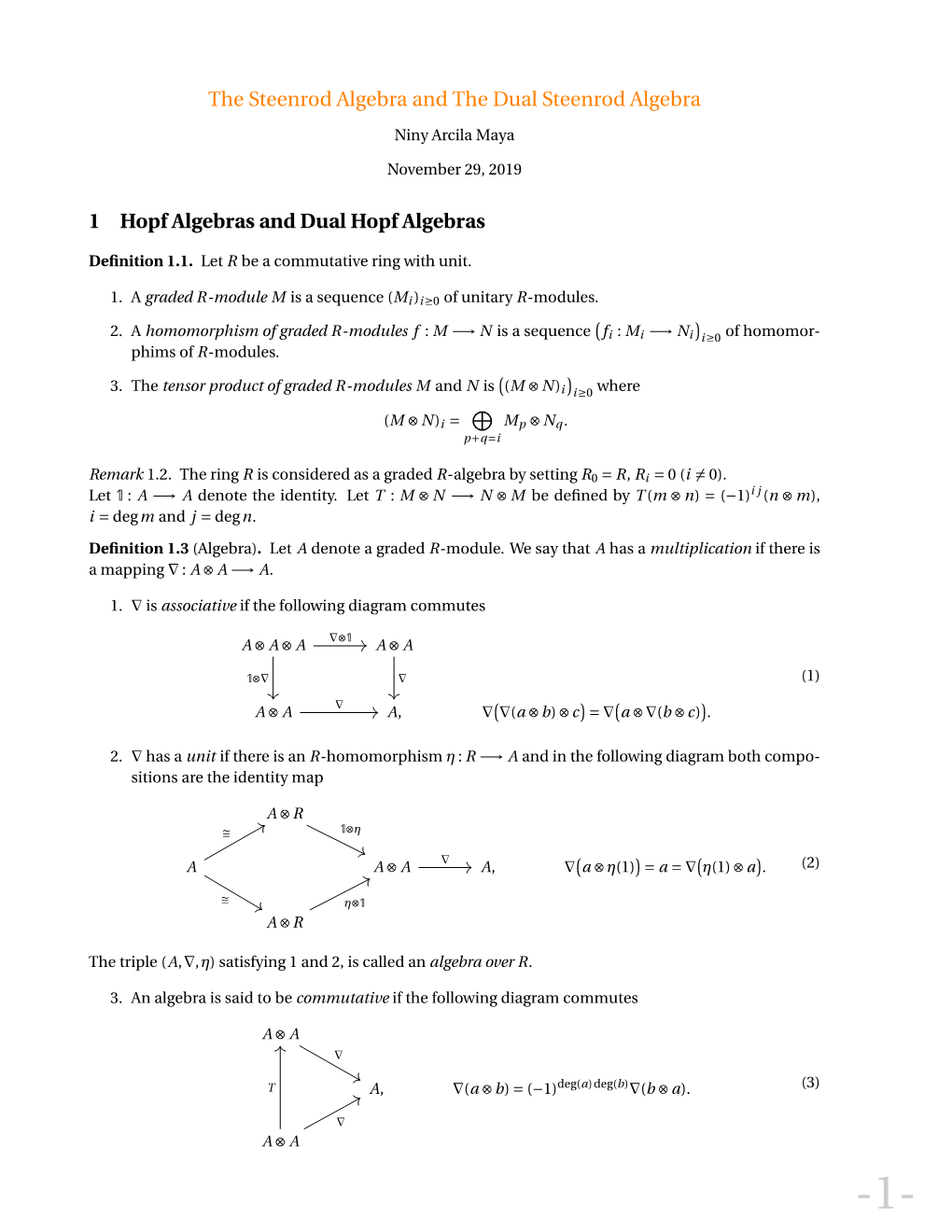 The Steenrod Algebra and Its Dual