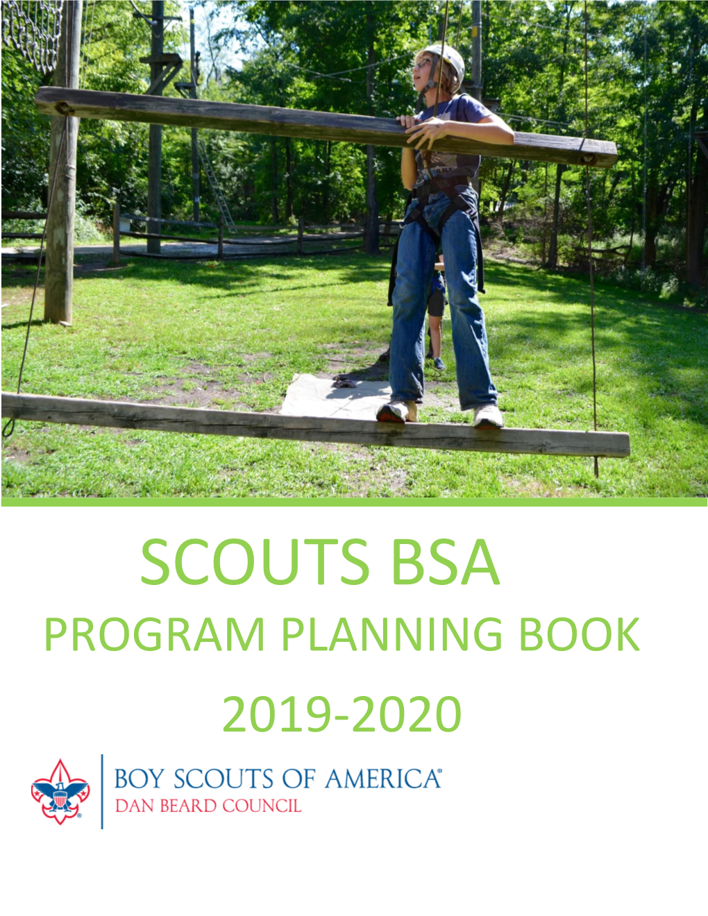 Scouts Bsa Program Planning Book 2019-2020