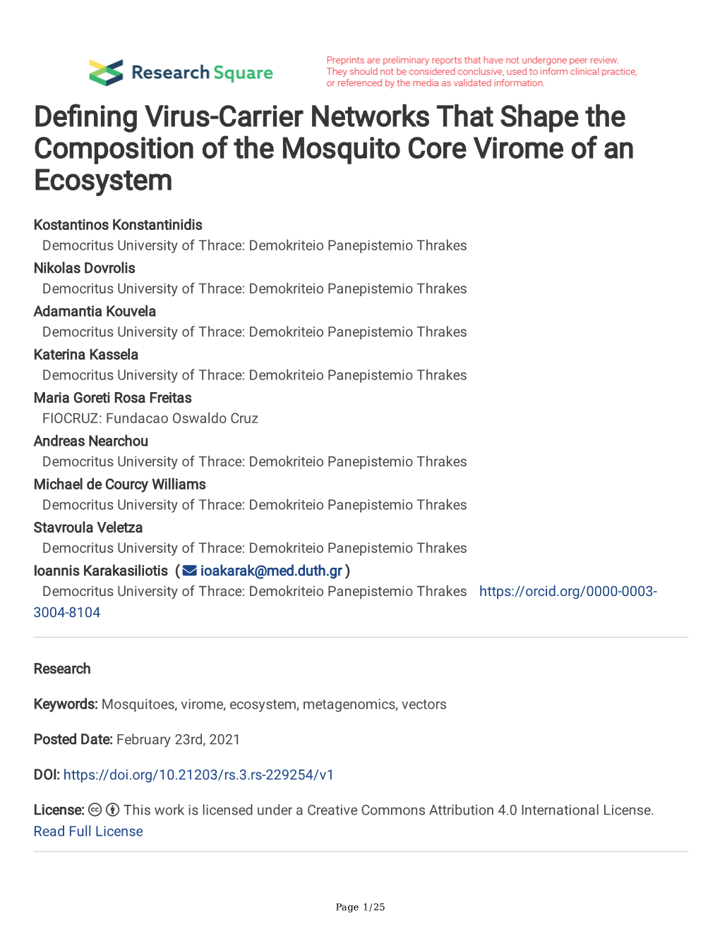 De Ning Virus-Carrier Networks That Shape the Composition of The