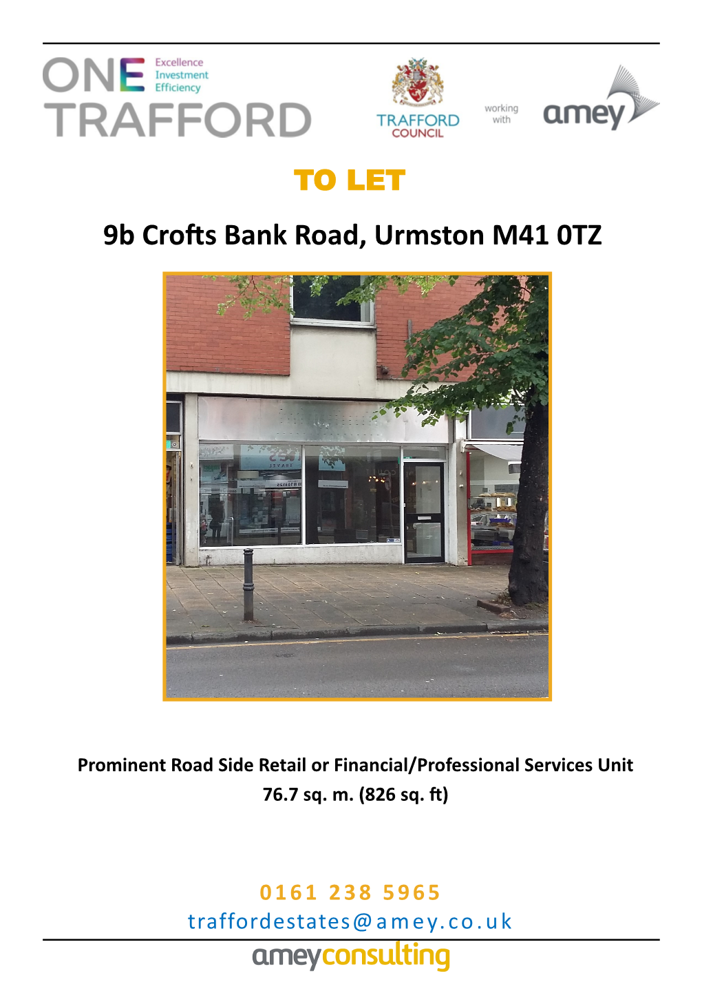 9B Crofts Bank Road, Urmston M41 0TZ