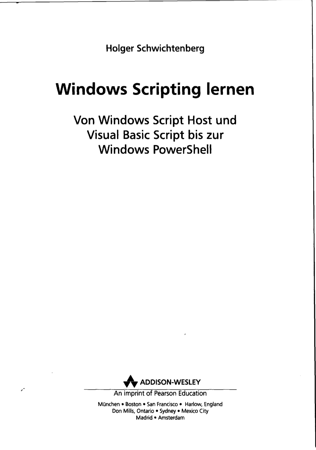 Windows Scripting Lernen