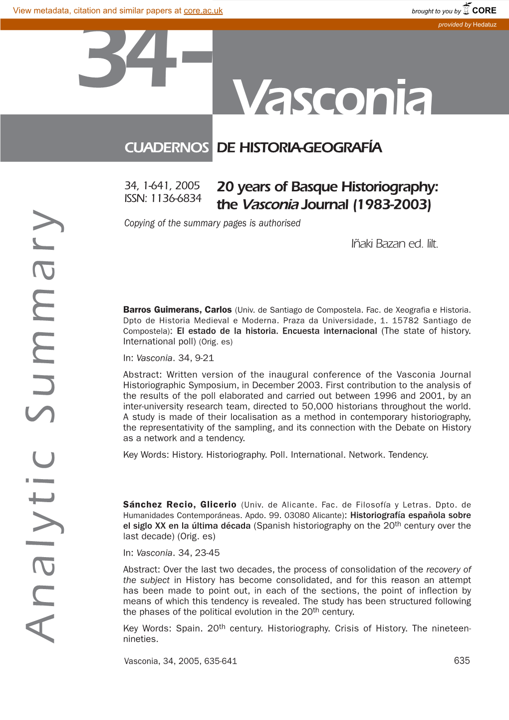 Annalityc Summary Historia-Vasconia 34