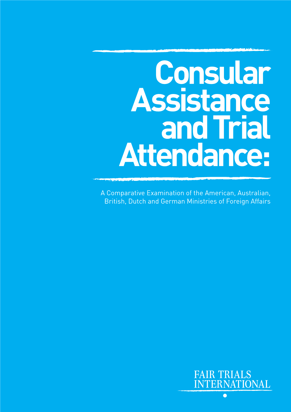 Consular Assistance and Trial Attendance