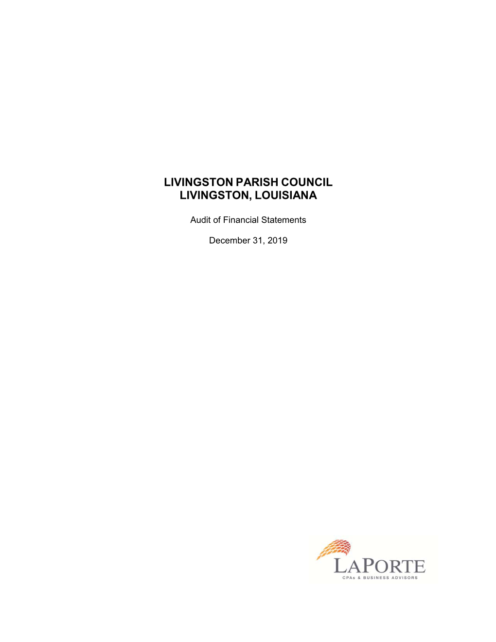 Livingston Parish Council Livingston, Louisiana