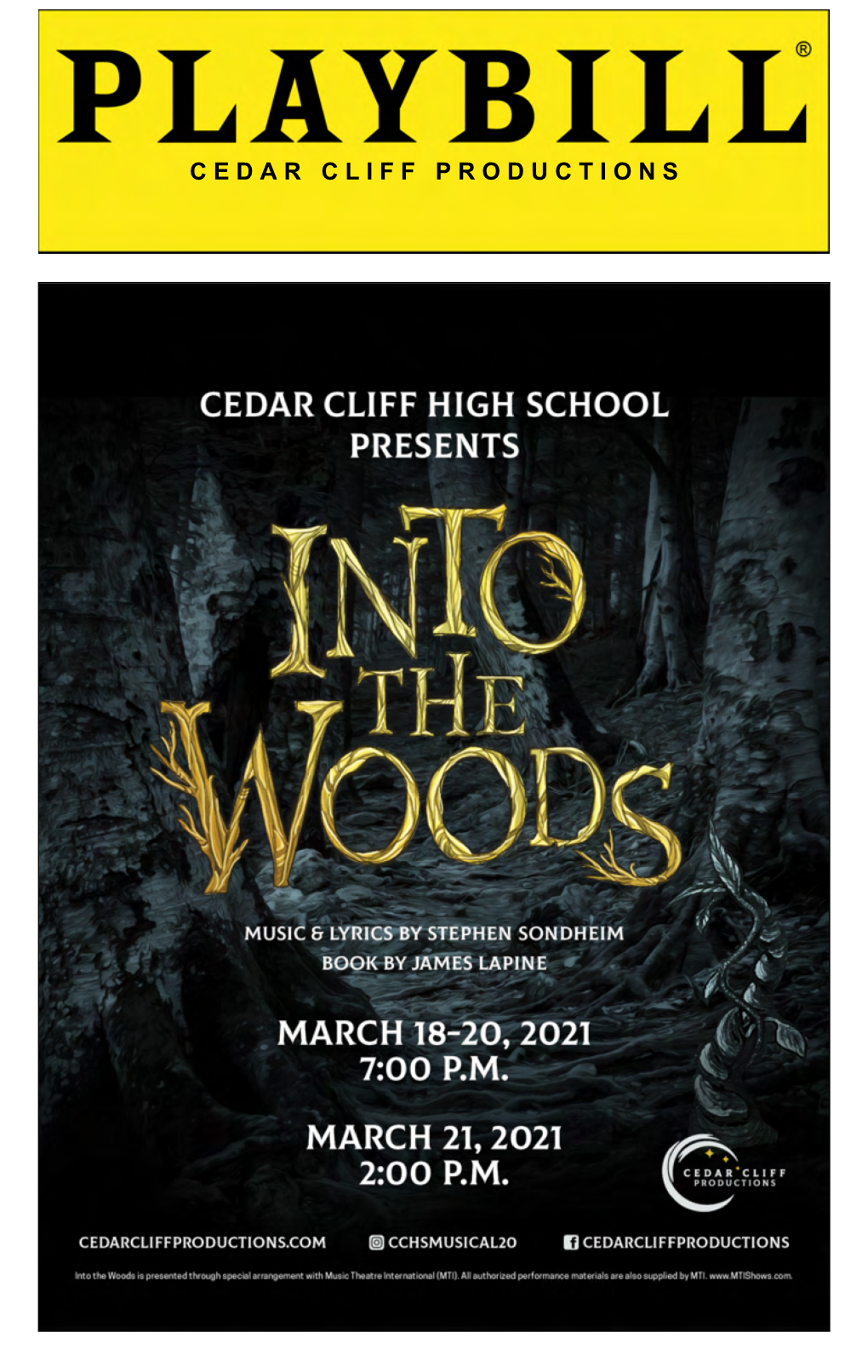 Cedar Cliff High School Musicals