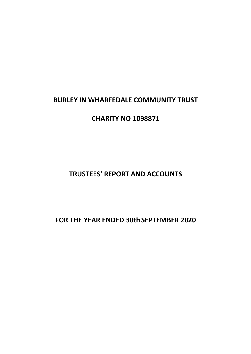 2020 Trustee Report