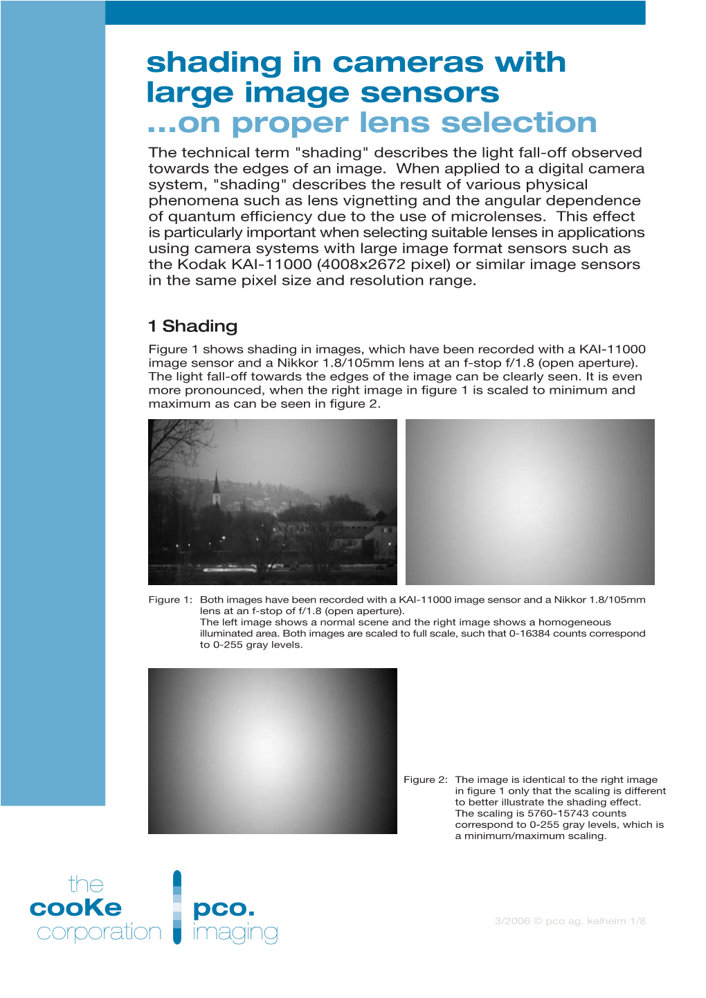 Shading in Cameras with Large Image Sensors ...On Proper Lens Selection