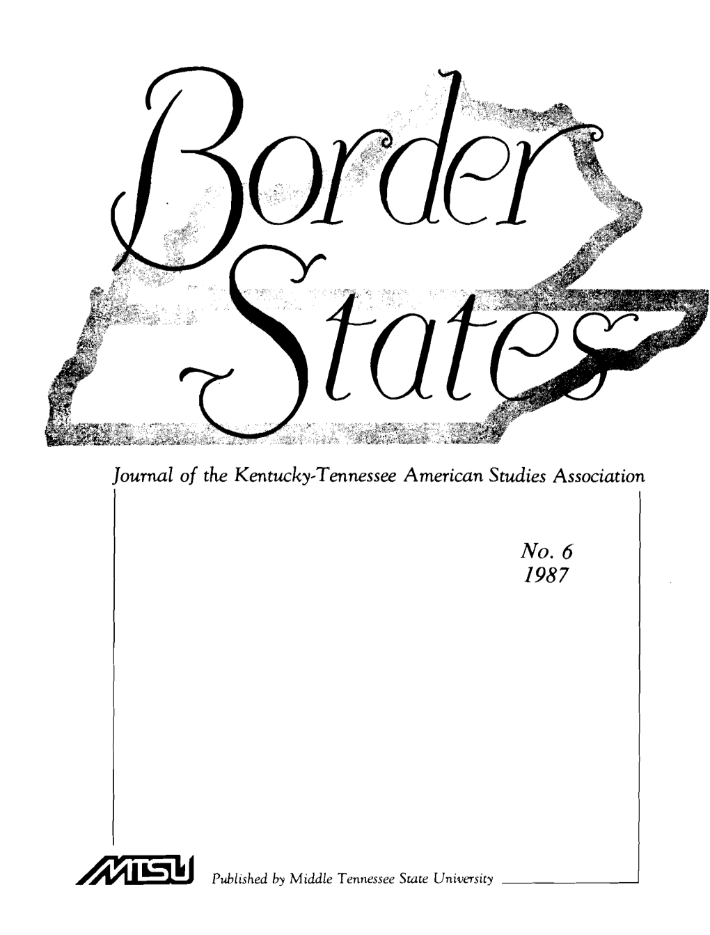 Journal of the Kentucky-Tennessee American Studies Association