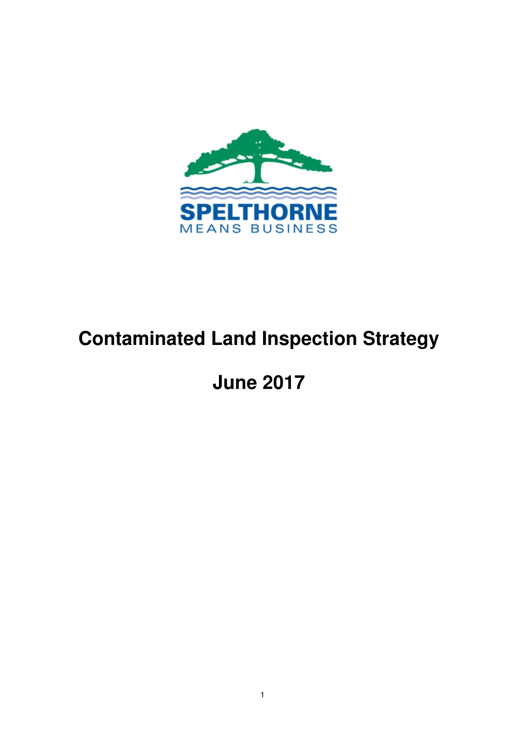 Contaminated Land Inspection Strategy June 2017