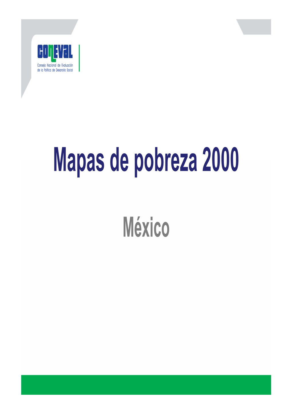 Mapas De Pobreza 2000