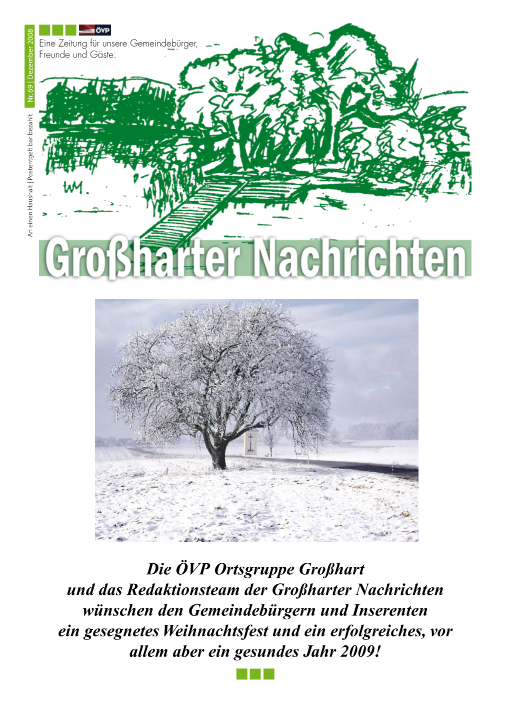 Gemeindenachrichten Weihnachtszeitung 2008