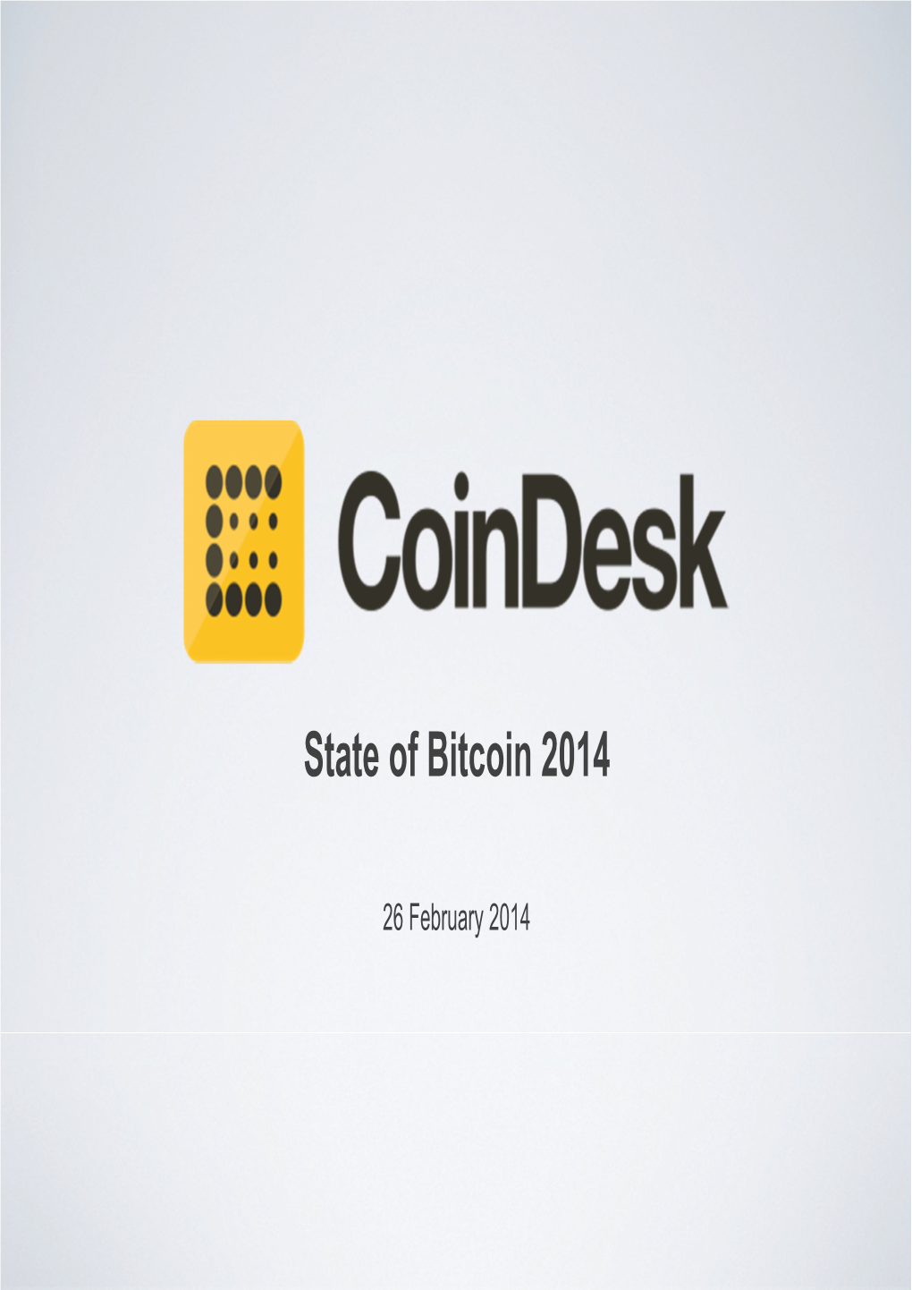 State of Bitcoin 2014