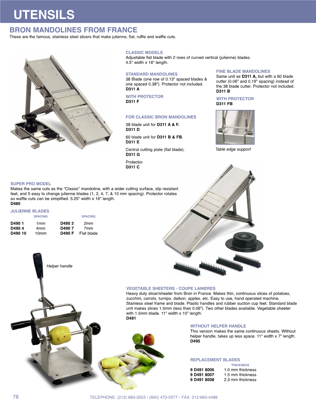 JB Prince Equipment Catalog