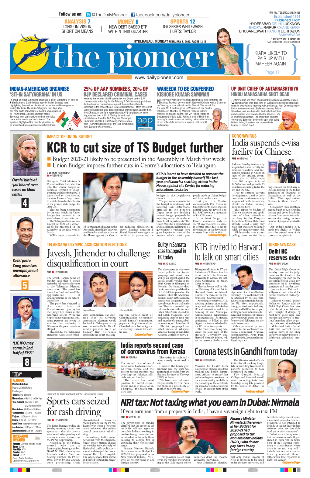 KCR to Cut Size of TS Budget Further