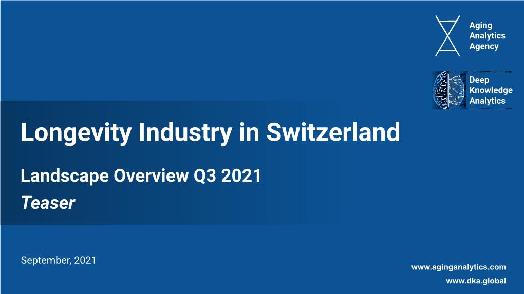 Longevity Industry in Switzerland