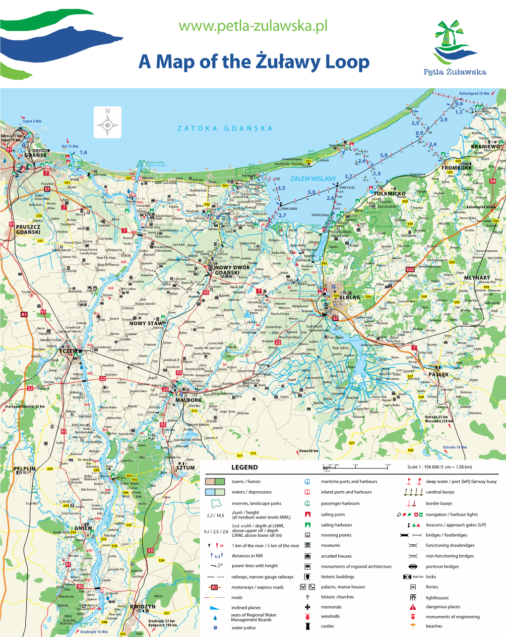 A Map of the Żuławy Loop