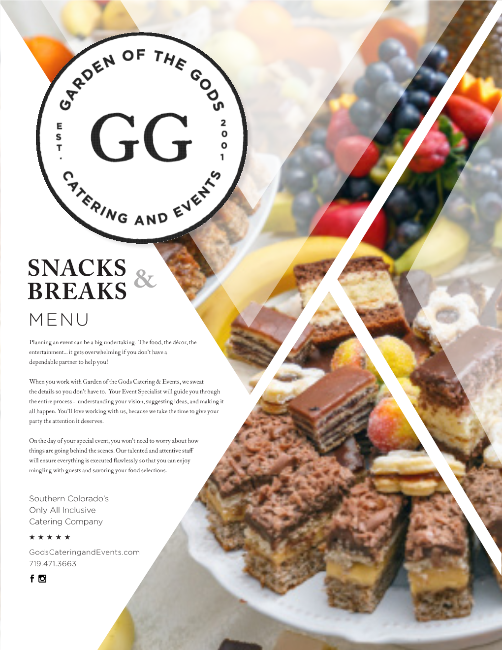 Download Snacks & Breaks Menu