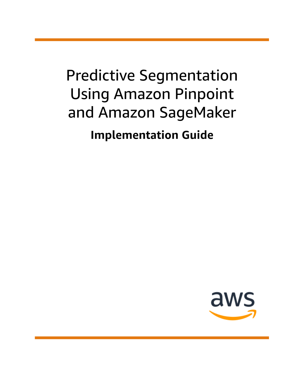 Predictive Segmentation Using Amazon