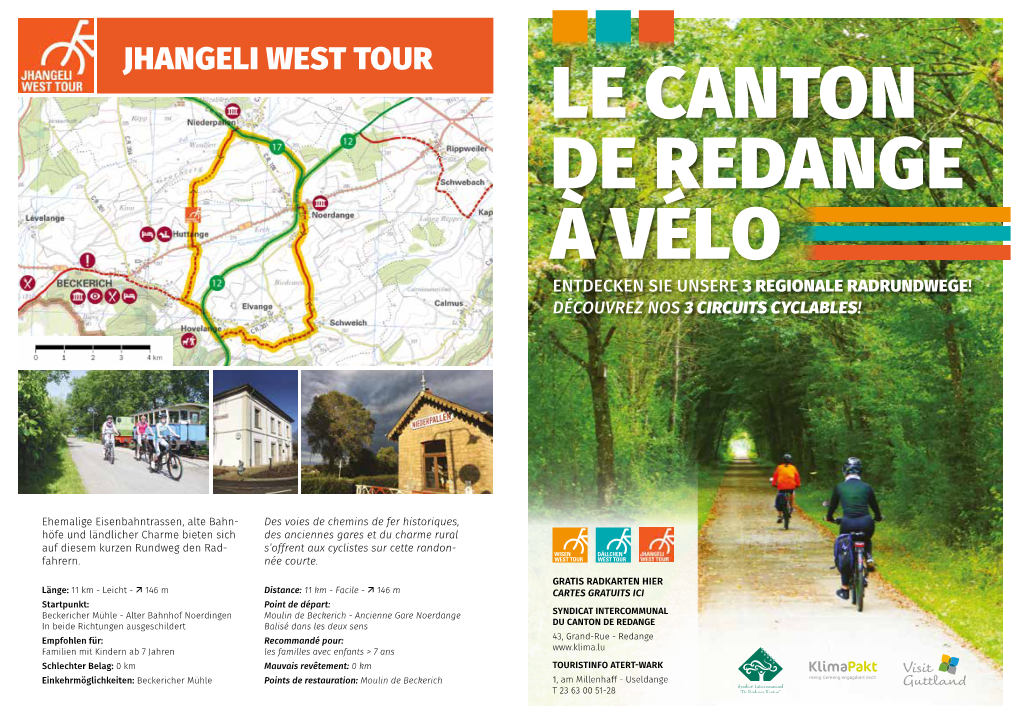 Le Canton De Redange À Vélo Entdecken Sie Unsere 3 Regionale Radrundwege! Découvrez Nos 3 Circuits Cyclables!