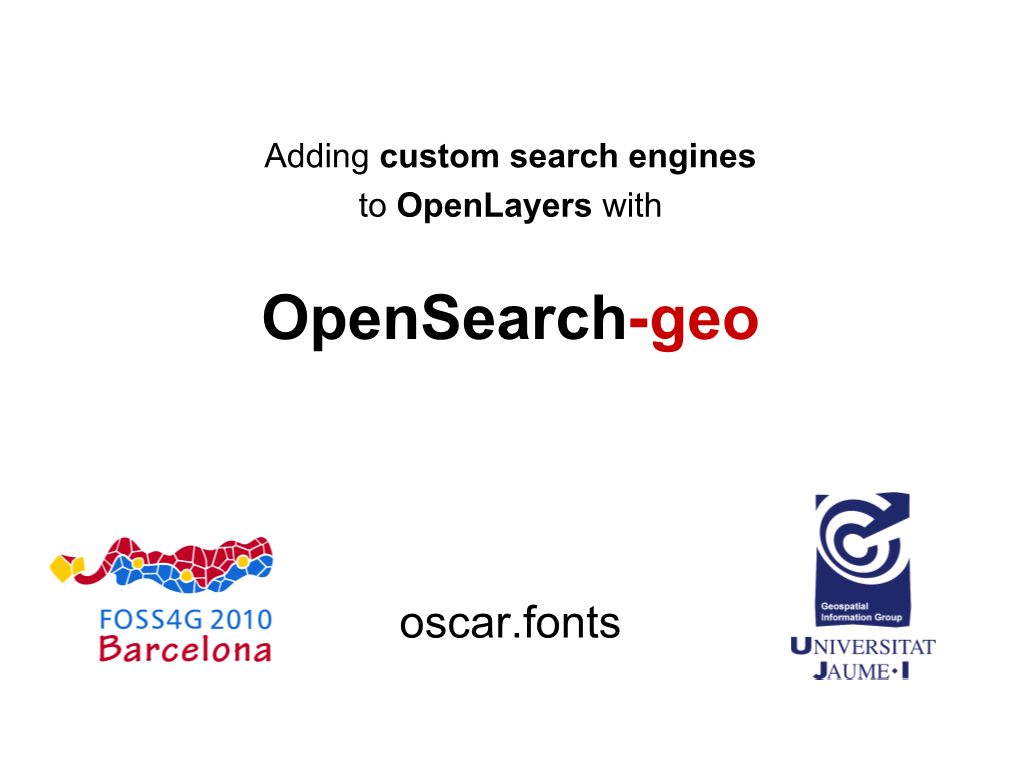 Opensearch-Geo