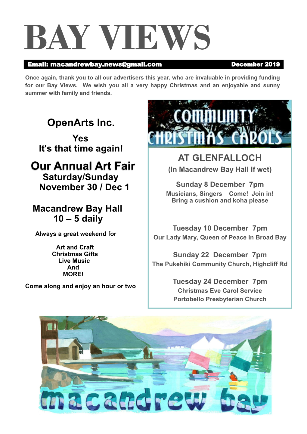 Our Annual Art Fair