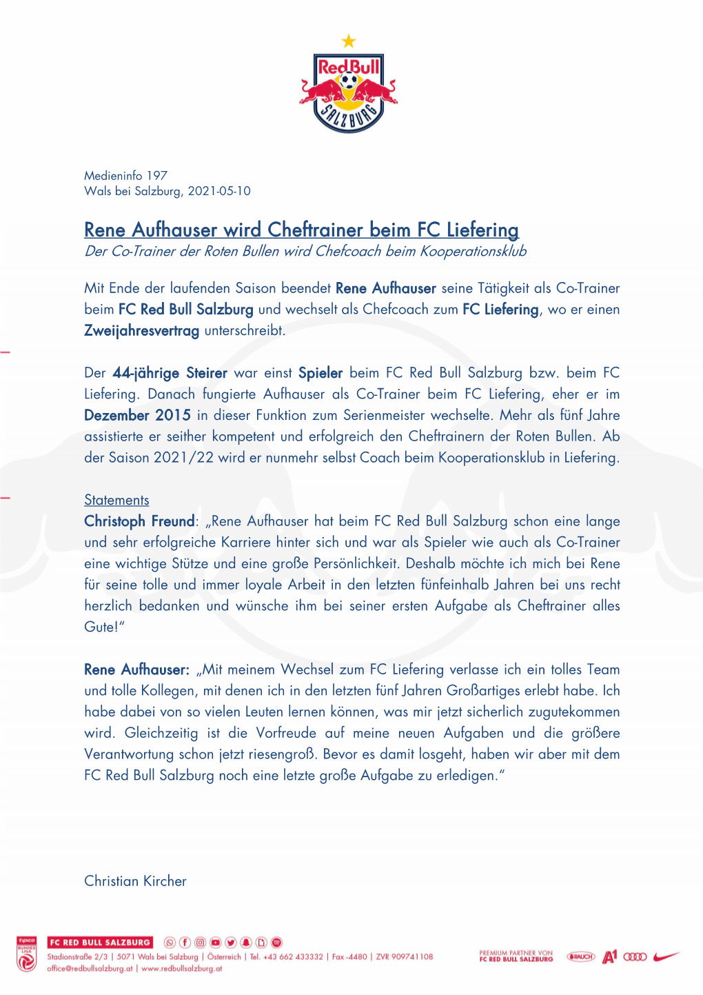 20202 197 Aufhauser Zum FC Liefering