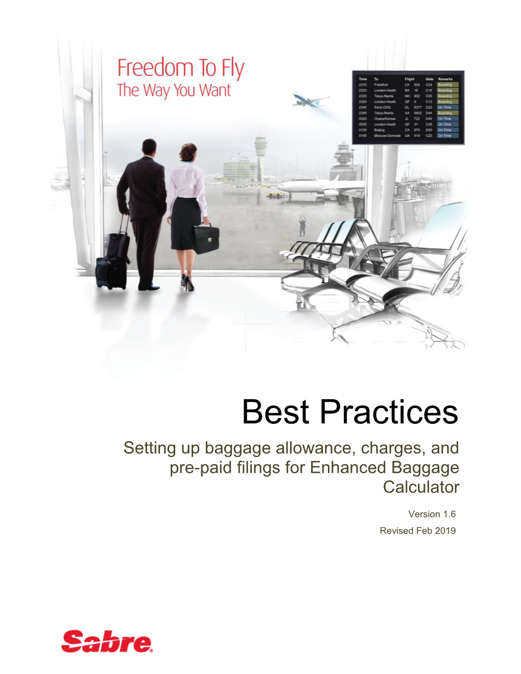 Best Practices Baggage Calculator