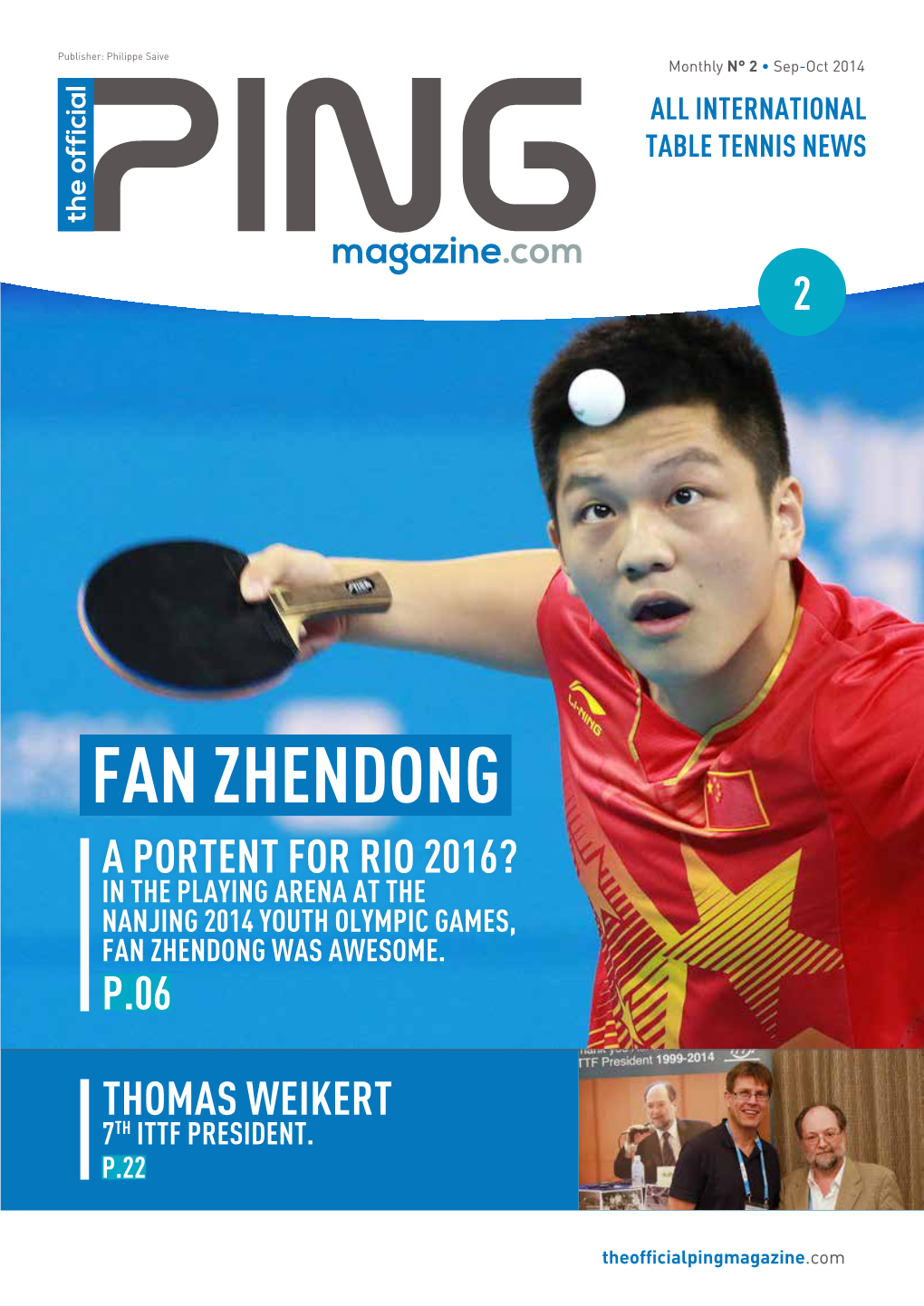 Fan Zhendong a Portent for Rio 2016? in the Playing Arena at the Nanjing 2014 Youth Olympic Games, Fan Zhendong Was Awesome