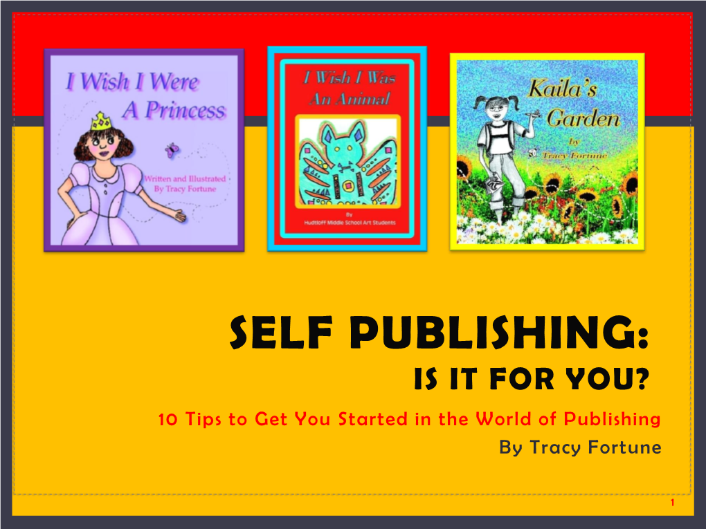 Self Publishing Trac