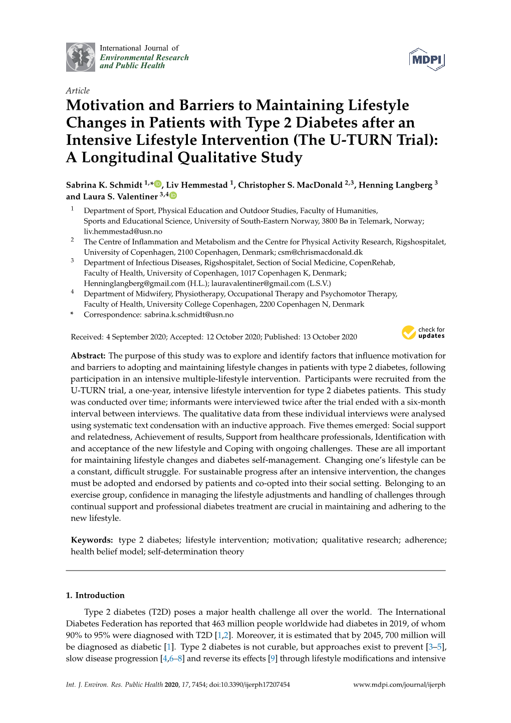 Motivation and Barriers to Maintaining Lifestyle Changes in Patients With