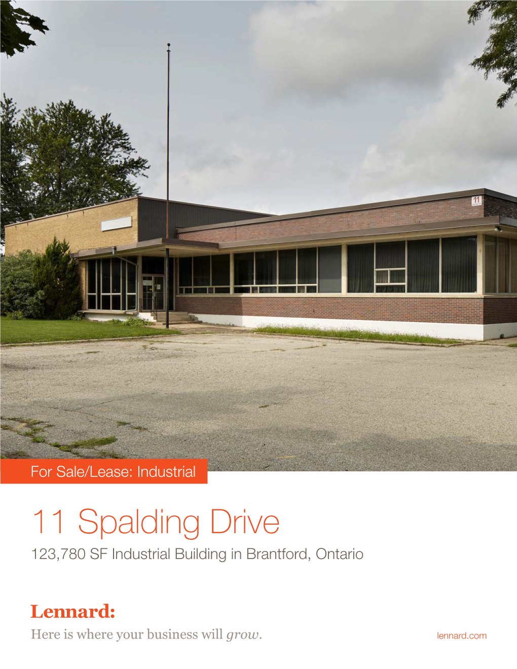 11 Spalding Drive 123,780 SF Industrial Building in Brantford, Ontario
