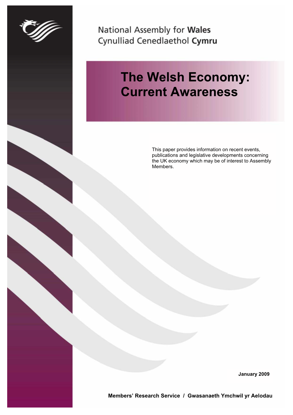 The Welsh Economy: Current Awareness