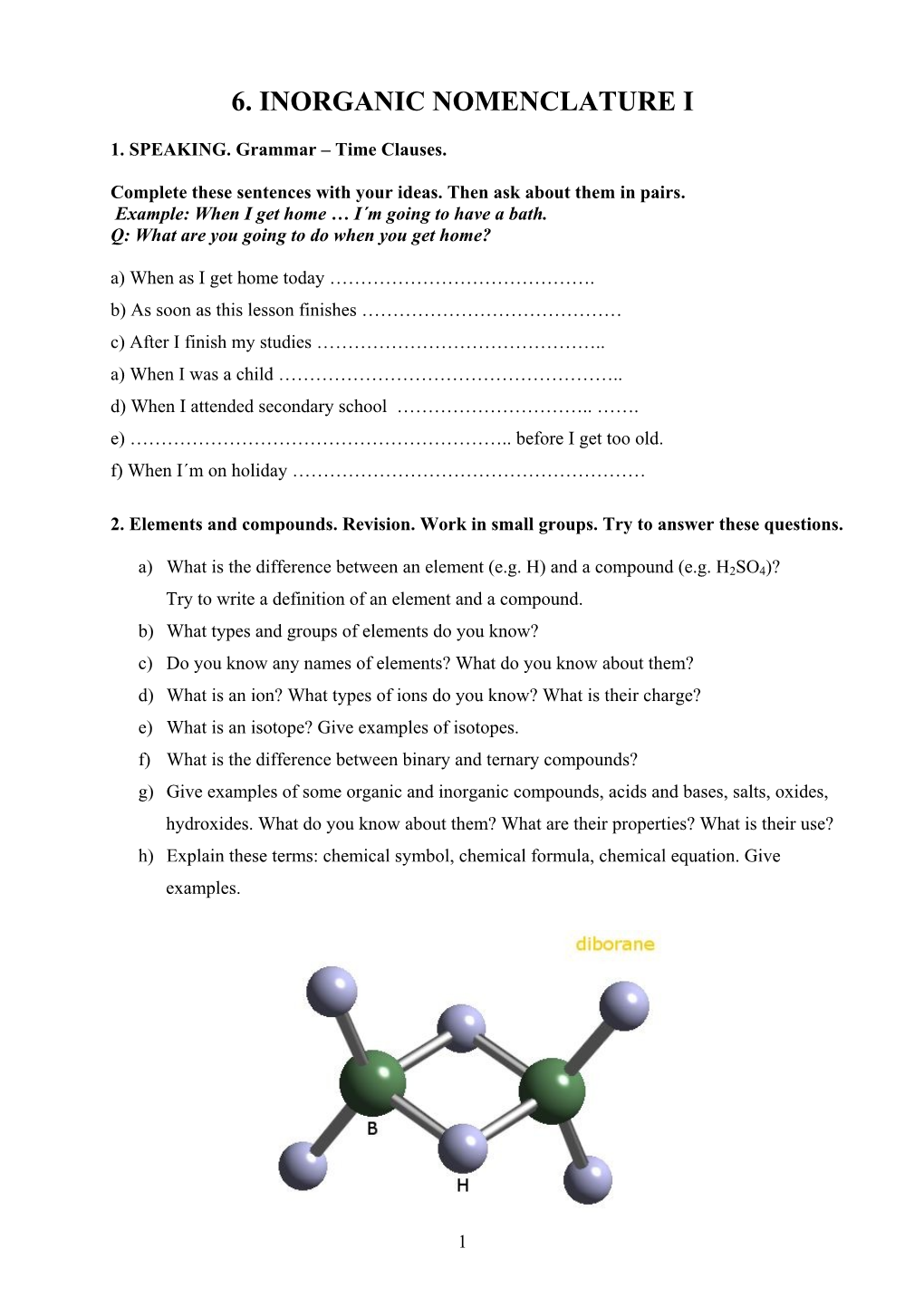 Inorganic Nomenclature