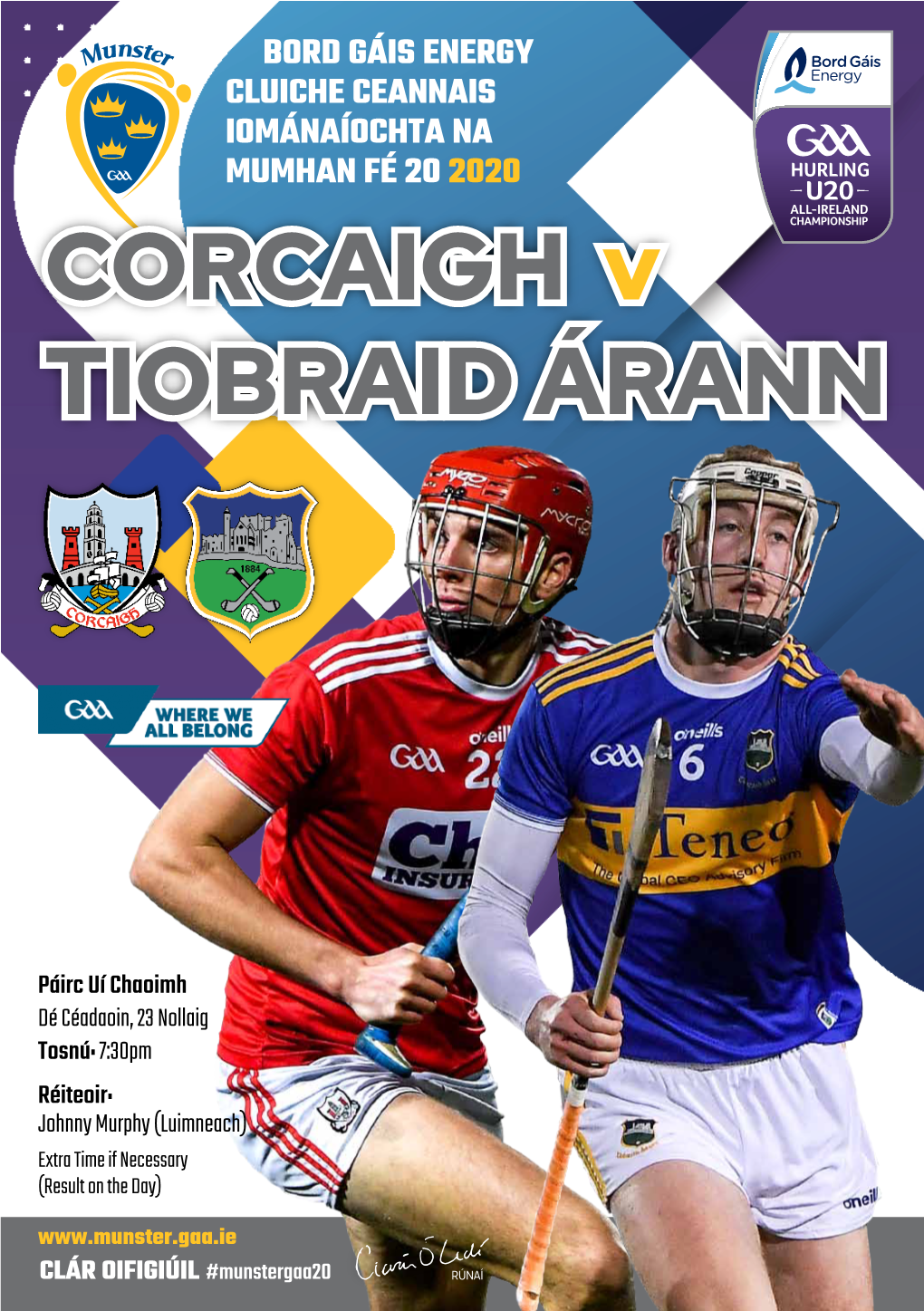 CORCAIGH V TIOBRAID ÁRANN