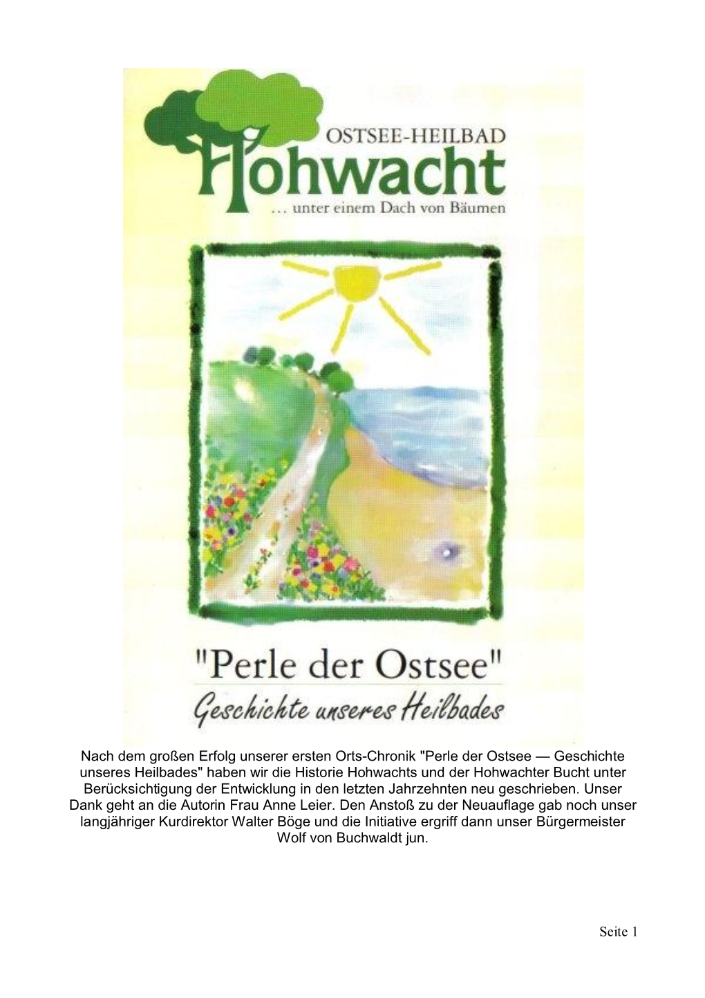 Perle Der Ostsee — Geschichte Unseres Heilbades