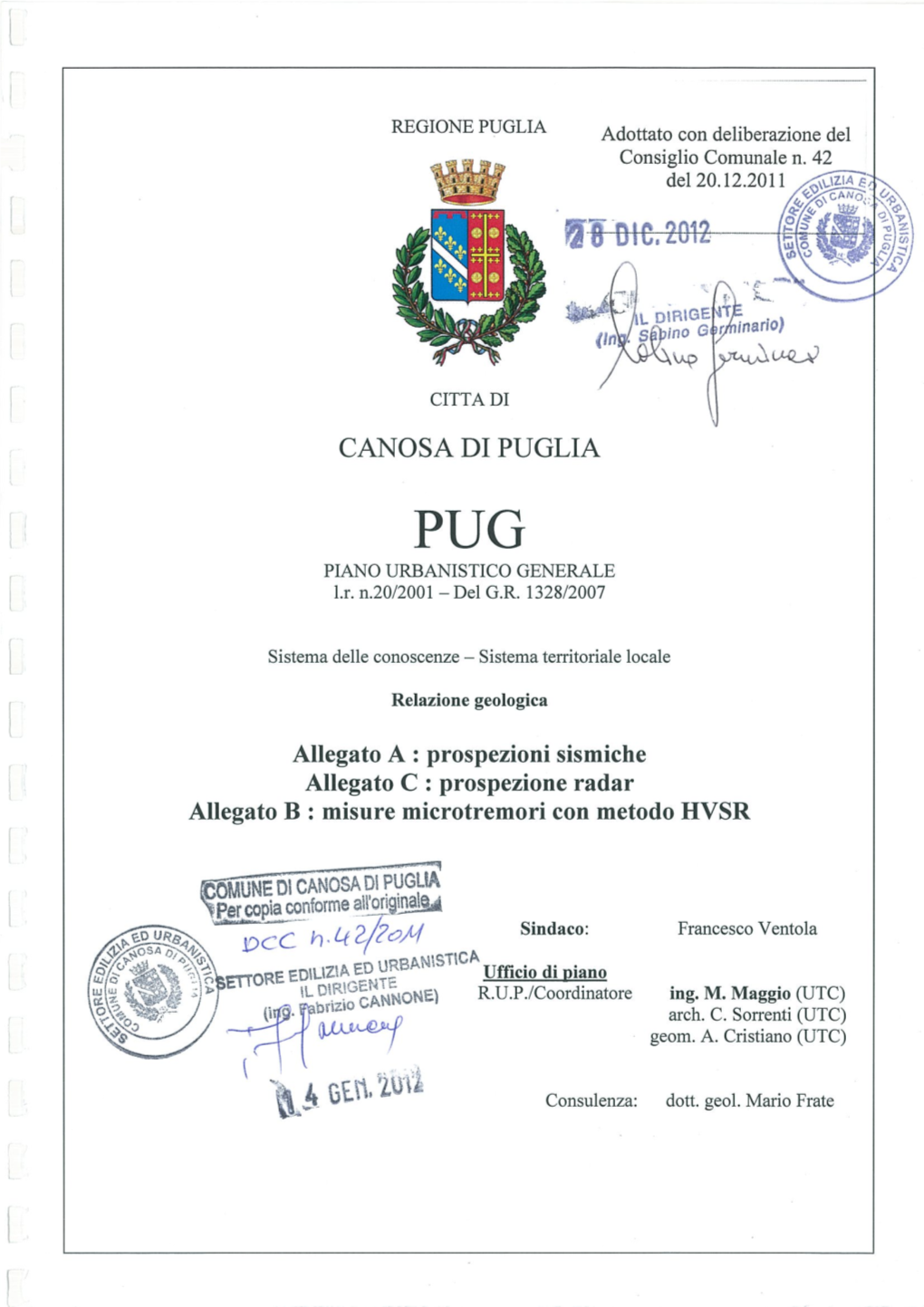 PUG Relazione Geologica