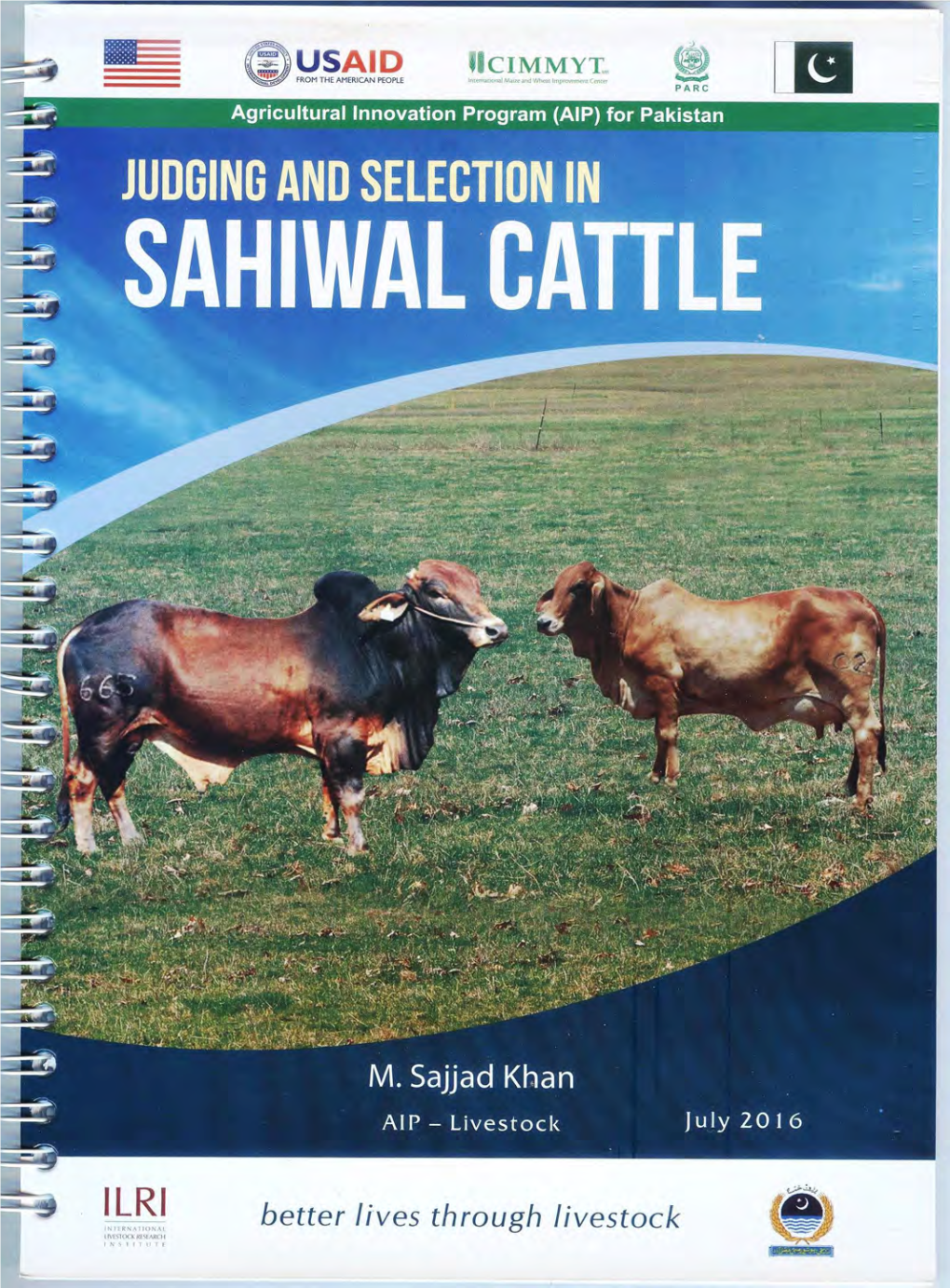 Sahiwal Cattle ISBN: 978-969-8237-84-4 International Livestock Publication