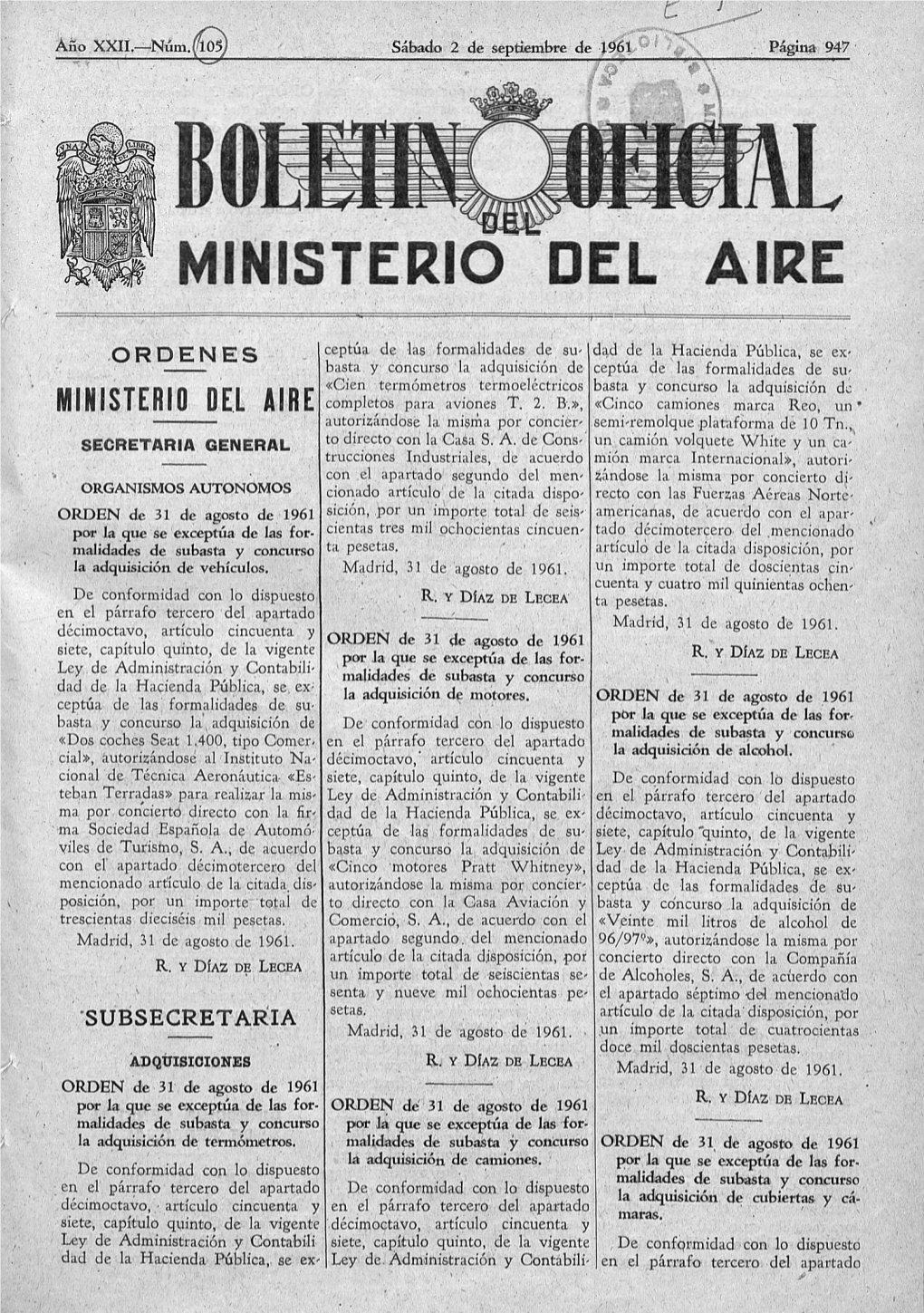 Ministerio Del Aire