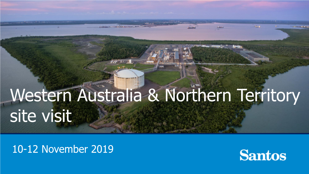 Western Australia & Northern Territory Site Visit 2019