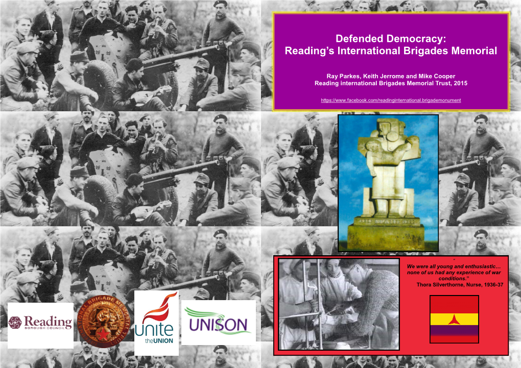 Reading's International Brigades Memorial