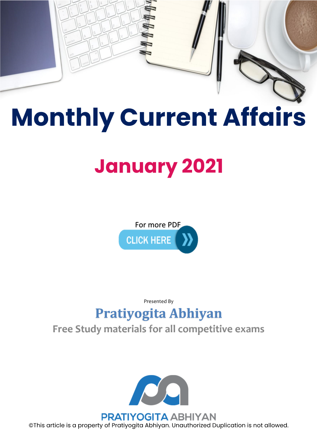 Monthly Current Affairs