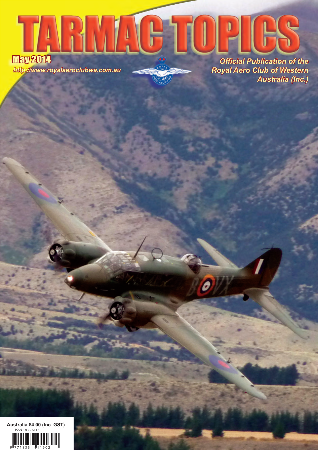 May 2014 Official Publication of the Royal Aero Club of Western Australia (Inc.)
