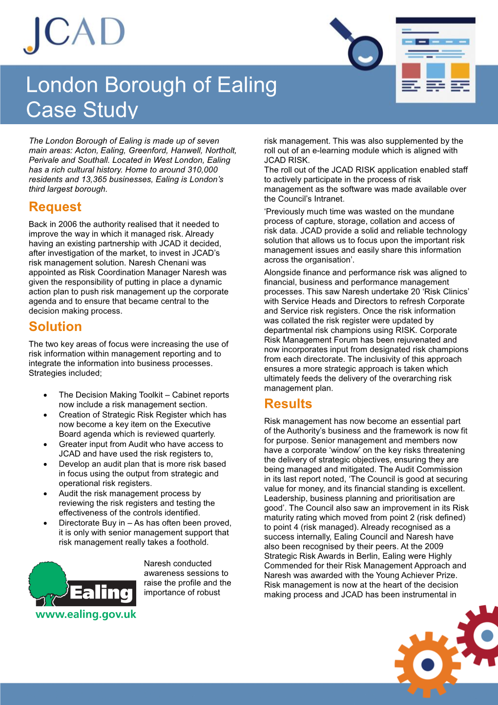 London Borough of Ealing Case Study