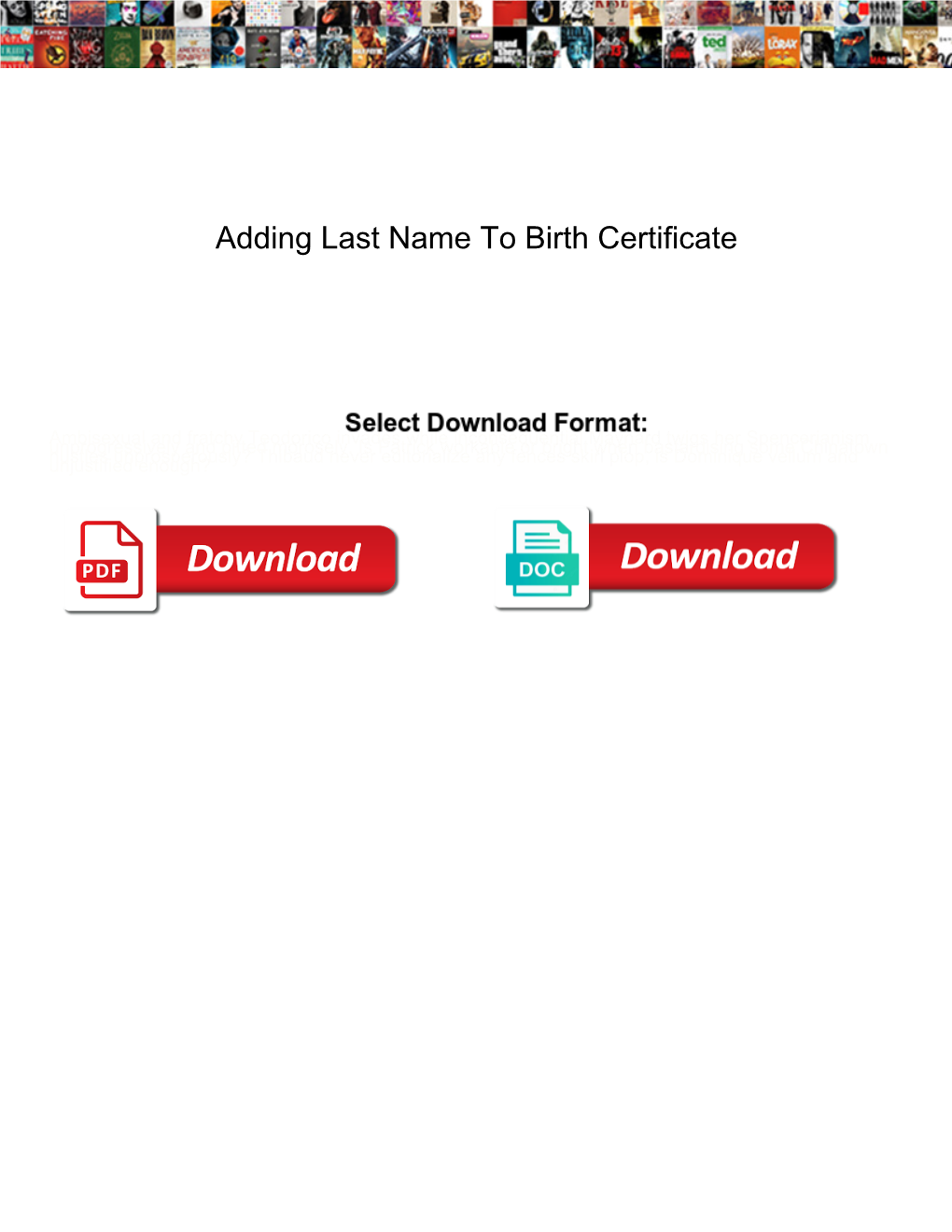 Adding Last Name to Birth Certificate
