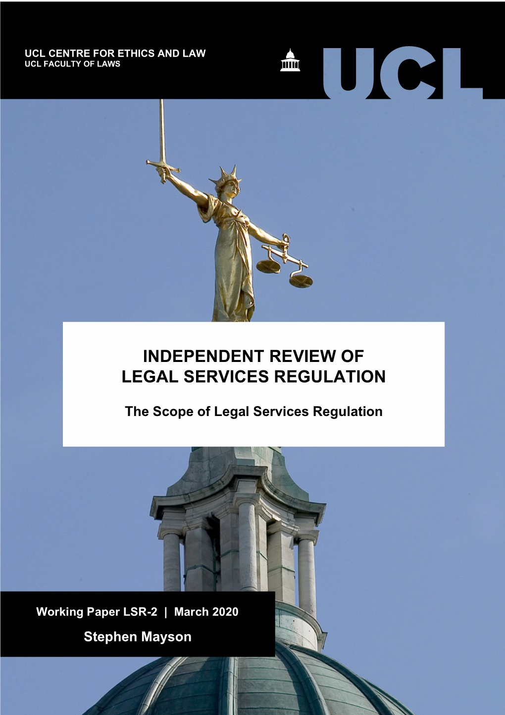 2. the Scope of Legal Services Regulation